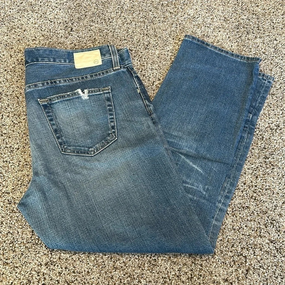 AG “The Drew” Straight Leg Boyfriend Jeans, Like New, Size 28R - Picture 1 of 8